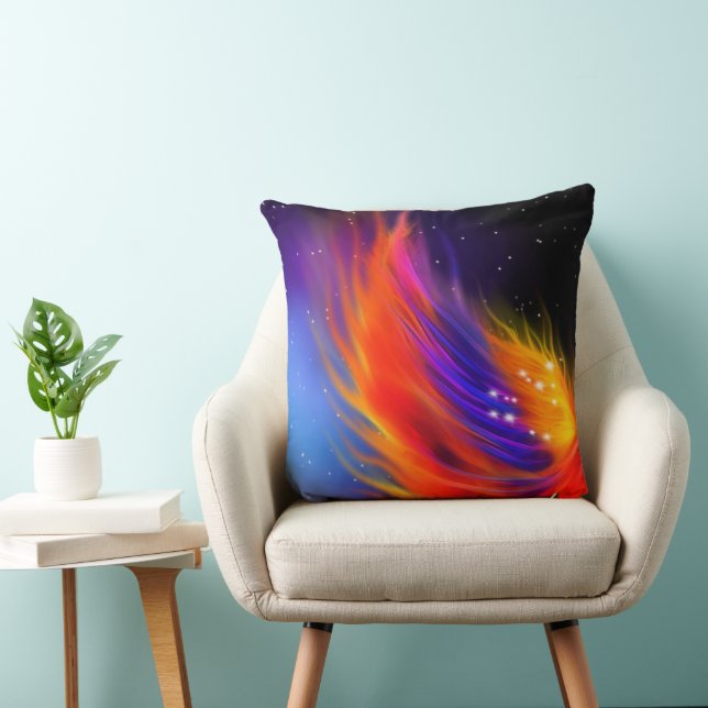 Cojín Decorativo Alas Fénix del Espacio (Silla)
