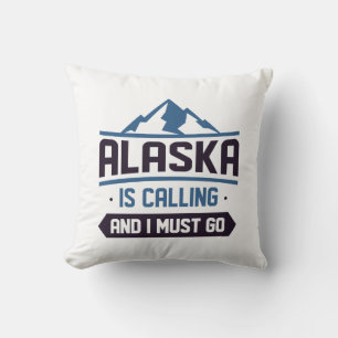 Cojín Decorativo Alaska Está Llamando Y Debo Ir