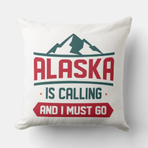 Cojín Decorativo Alaska Está Llamando Y Debo Ir