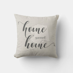 Cojín Decorativo Alaska - Hogar Dulce Hogar aspecto de arpillera