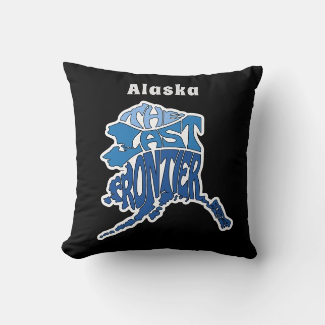 Cojín Decorativo Alaska Nickname Word Art (Anverso)