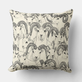 Cojín Decorativo Alaskan Dall oveja perla negra