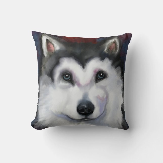 COJÍN DECORATIVO ALASKAN MALAMUTE (Anverso)
