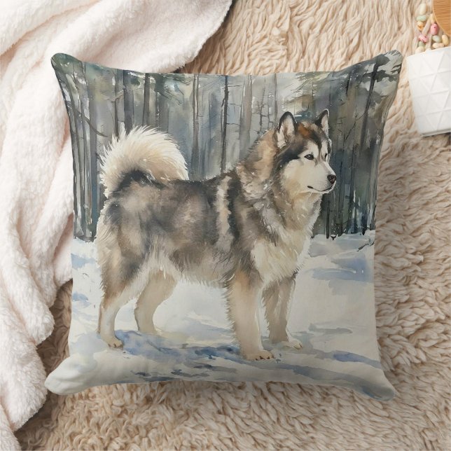 Cojín Decorativo Alaskan Malamute (Manta)