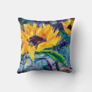 Cojín decorativo Alaskan Sunflower Blues