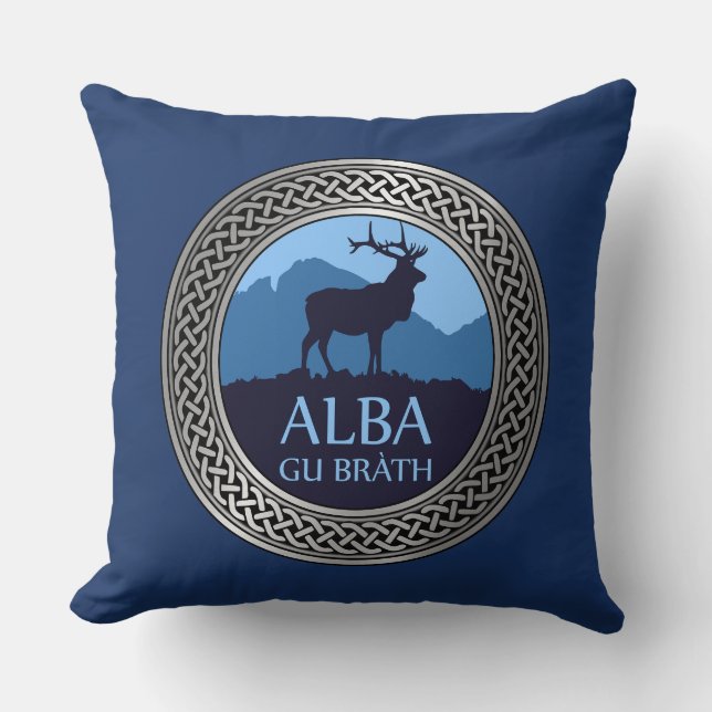 Cojín decorativo Alba Gu Brath Knot (Anverso)