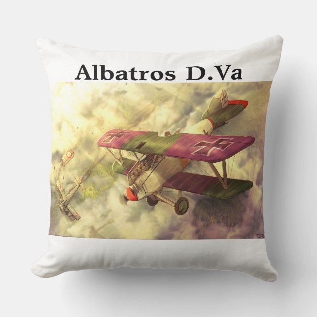 Cojín Decorativo Albatros D.Va (Anverso)