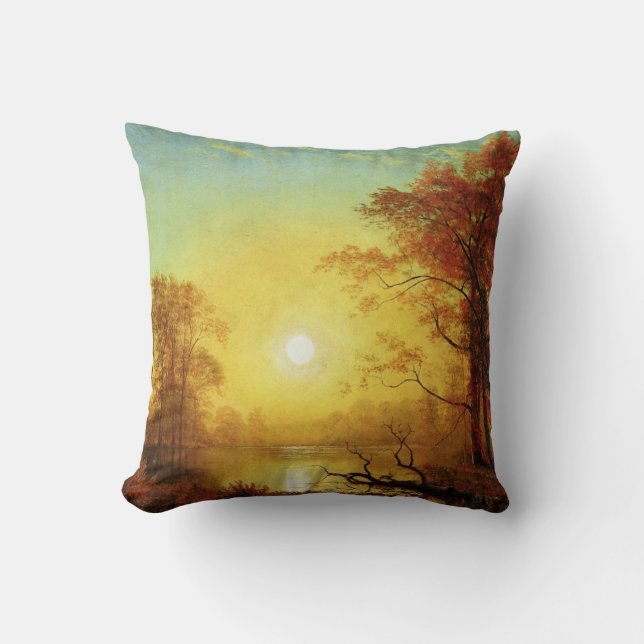 Cojín Decorativo Albert Bierstadt, Sunrise, (Anverso)