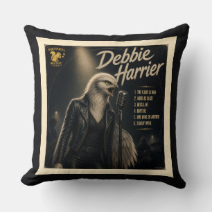 Cojín Decorativo Álbum de Debbie Harrier: una parodia