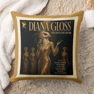 Cojín Decorativo Álbum de Diana Gloss: una parodia