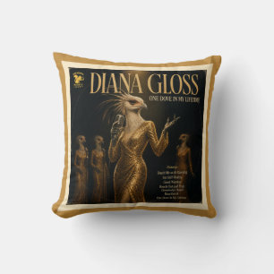 Cojín Decorativo Álbum de Diana Gloss: una parodia