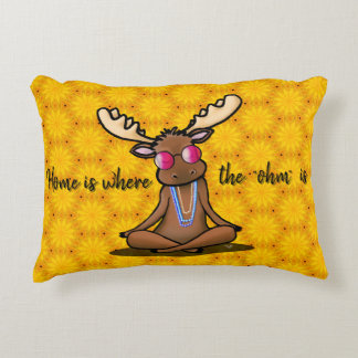 Cojín Decorativo Alce de Meditación Boho