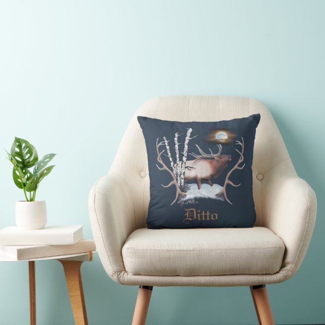 Cojín Decorativo Alce Toro (Silla)