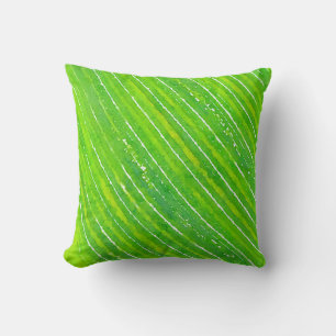 Cojín Decorativo Alegre resumen de Lime Green
