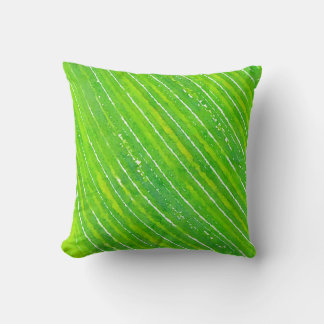 Cojín Decorativo Alegre resumen de Lime Green