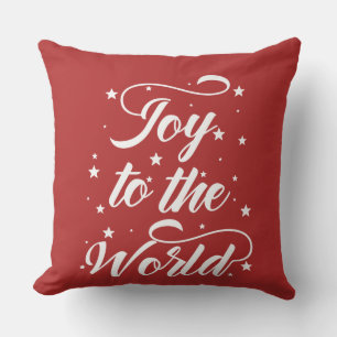 Cojín Decorativo alegría al mundo Navidad
