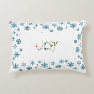 COJÍN DECORATIVO **ALEGRÍA ALEGRÍA ALEGRÍA** PARA NAVIDAD
