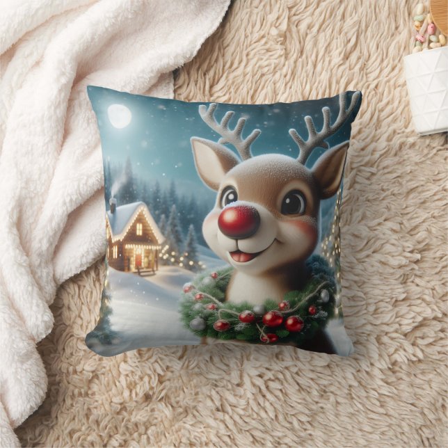 Cojín Decorativo Alegría de Navidad (Manta)