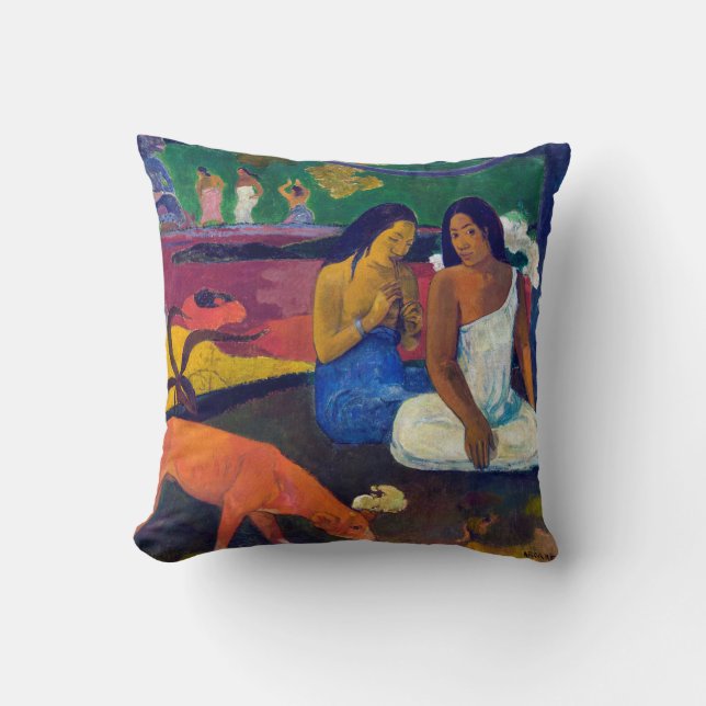 Cojín Decorativo Alegría, Gauguin (Anverso)