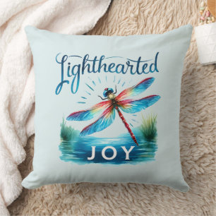 Cojín Decorativo Alegría iluminada - Dragonfly artístico