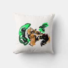 Cojín Decorativo Alegría invernal del lobo