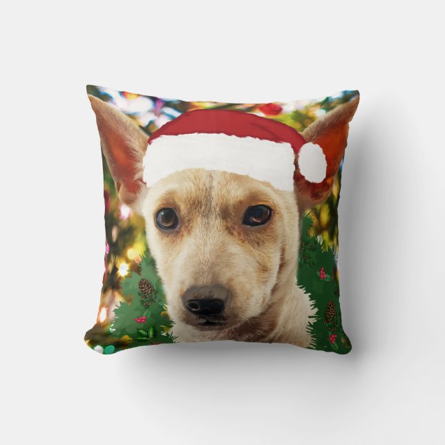 Cojín Decorativo Alegría por el cachorro (Anverso)
