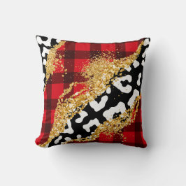 Cojín Decorativo Alegría salvaje y cheques acogedores