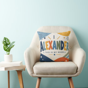 Cojín Decorativo Alexander Esta Es Mi Habitación Colorida Manta De