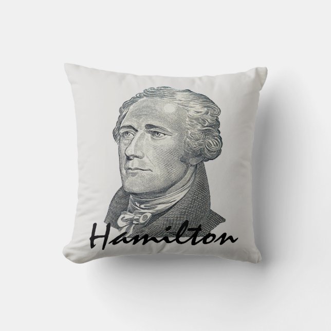 Cojín Decorativo Alexander Hamilton (Anverso)