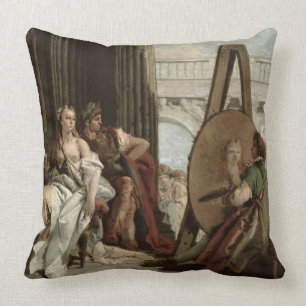 Cojín Decorativo Alexander y Campaspe en la casa del pintor