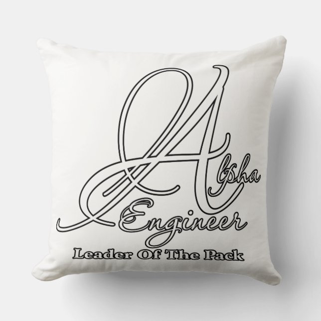 Cojín Decorativo Alfa Engineer (Anverso)