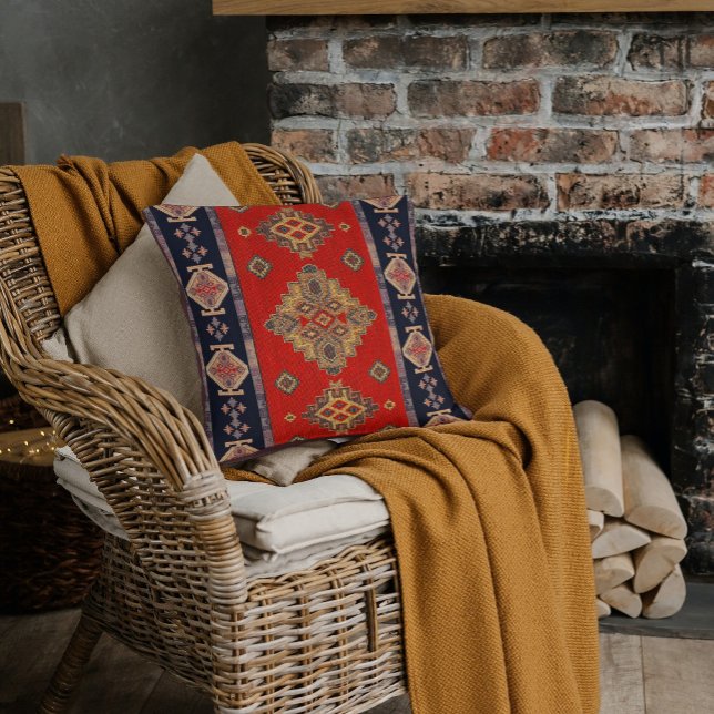 Cojín Decorativo Alfombra anticuada turca de kilim (Subido por el creador)