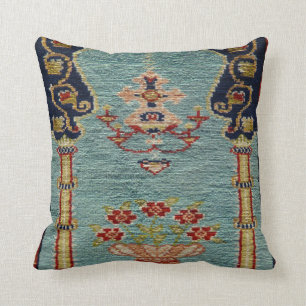 Cojín Decorativo Alfombra Antigua de Kilim Turco