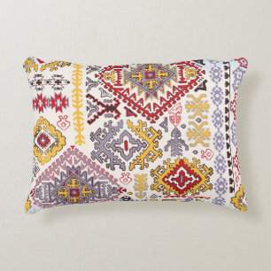 Cojín Decorativo Alfombra india, paisley mandala, yoga