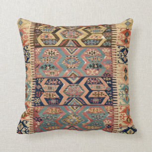 Cojín Decorativo Alfombra turca antigua Kilim