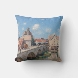 Cojín Decorativo Alfred Sisley - El Puente de Moret