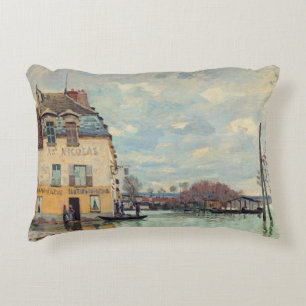 Cojín Decorativo Alfred Sisley - Inundación en Port-Marly 1872