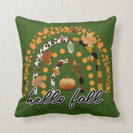 Cojín Decorativo Algodón de moda para calabaza de otoño de 16"X16