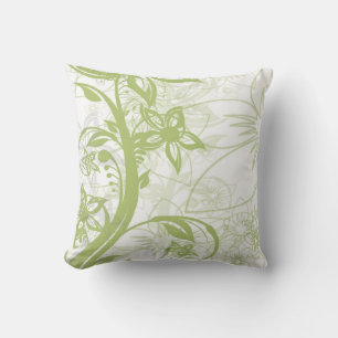 Cojín Decorativo Algodón decorativo de la Flora Verde Bliss Botánic