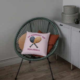 Cojín Decorativo ¿Alguien dijo "Pickleball"?