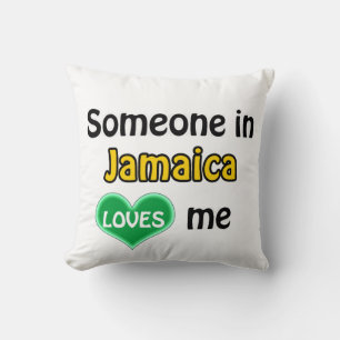 Cojín Decorativo Alguien en Jamaica me ama