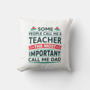 Cojín Decorativo Algunas Personas Me Llaman Profesor