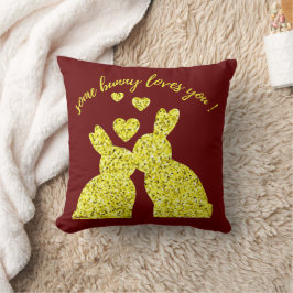 COJÍN DECORATIVO ALGUNOS BUNNY TE AMAN