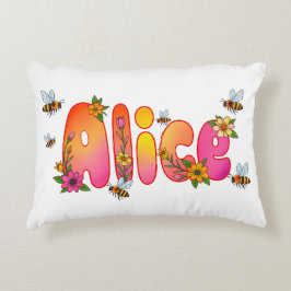 Cojín Decorativo Alice- Personalized Bee Pillow