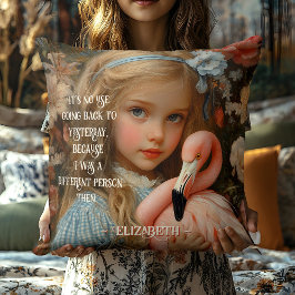 Cojín Decorativo Alice Vintage en el País de las Maravillas Abraza 