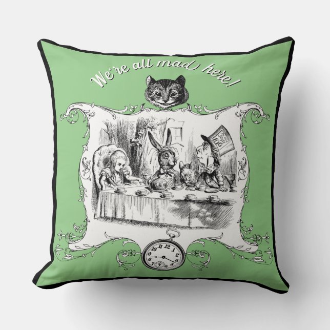 Cojín Decorativo Alicia en el país de las maravillas (Anverso)