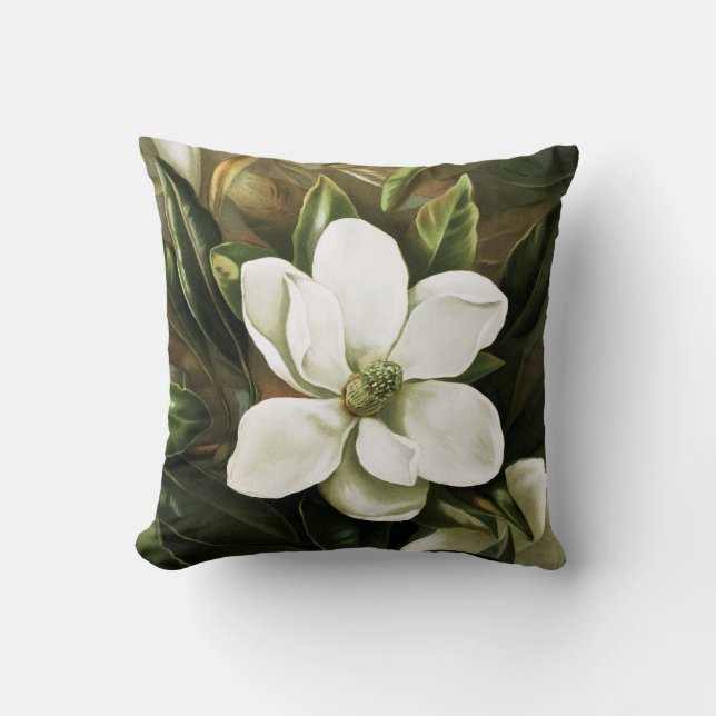 Cojín Decorativo Alicia H. Laird: Magnolia Grandflora (Anverso)