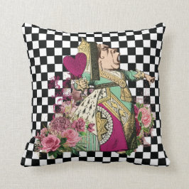 Cojín Decorativo Alicia reina en el país de las maravillas elegante