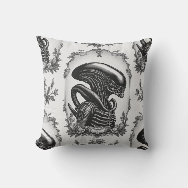 Cojín Decorativo Alien Xenomorph 2 (Anverso)