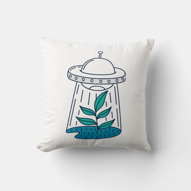 Cojín Decorativo Aliens UFO (Anverso)